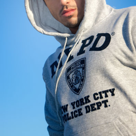 Gray NYPD Hooded Sweatshirt unisex hoodie NWT - Picture 6 of 6